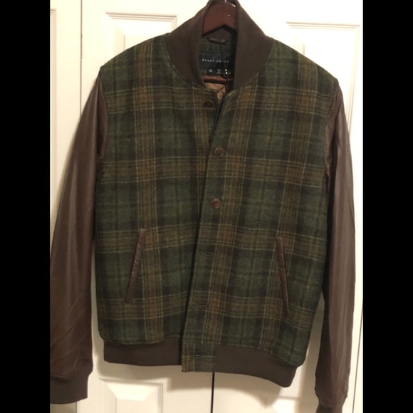 Bobby Jones Other - Bobby Jones Bomber Jacket leather sleeves